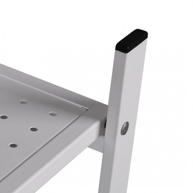Foldable Storage Shelf Display Rack Bookshelf Bookcase Wheel Image 5