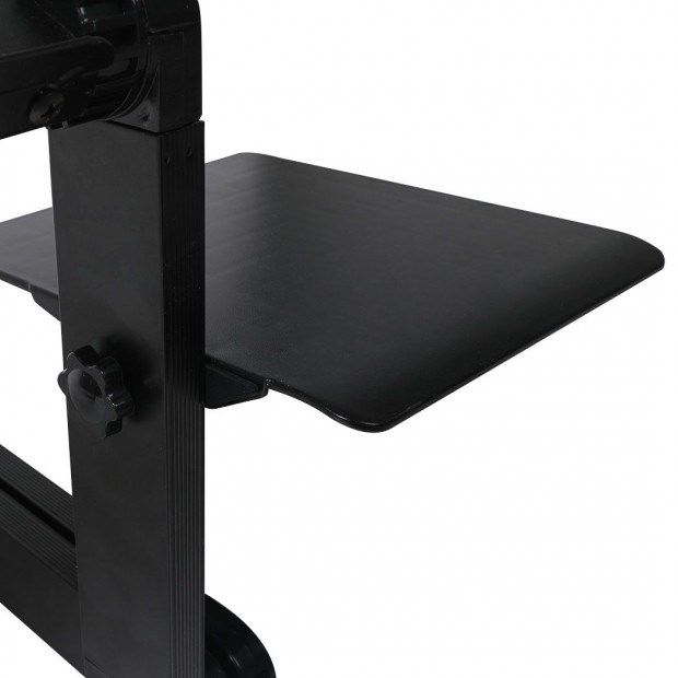 Foldable Laptop Desk Adjustable Stand Sofa Table Tray Mouse Board Image 5