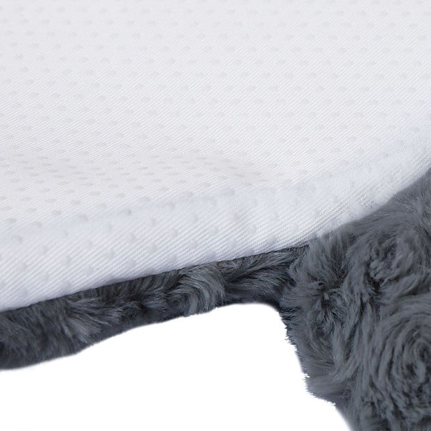 62cm Pet Bed Cat Calming Dog Squeaky Toys Cushion Puppy Mat Charcoal Image 5