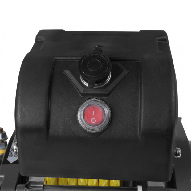 5443kgs Electric Winch Wireless Control 12V with Synthetic Rope Image 5