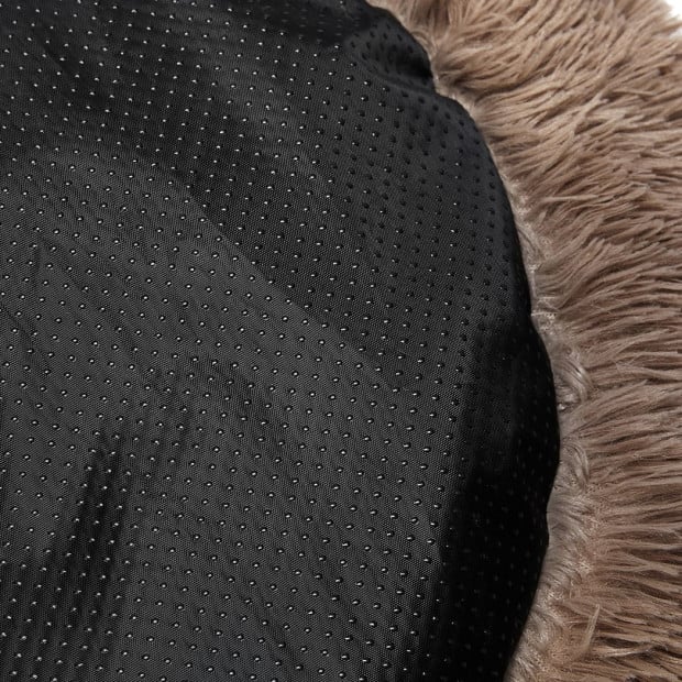 Pet Bed Cat Dog Mat Kennel Cave Deep Sleeping Brown XXXL Image 5