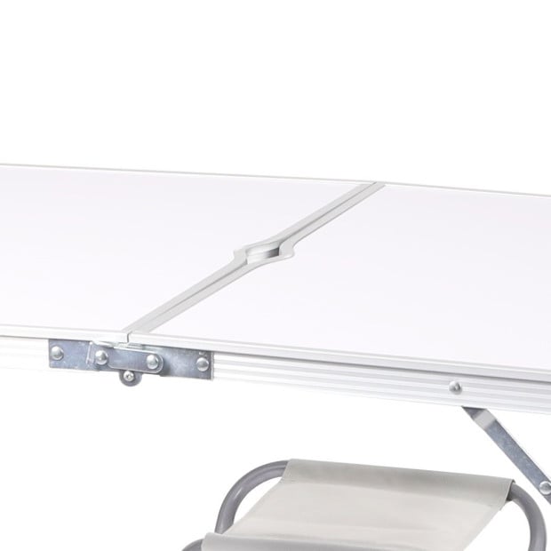 Camping Table Chair Set Folding Portable Outdoor Picnic BBQ Desk Image 5