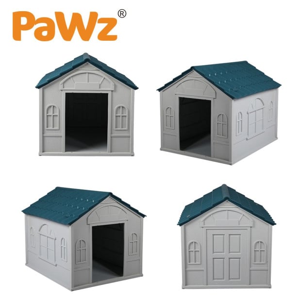 Dog Kennel Outdoor Indoor Pet Garden House Weatherproof Large Image 5