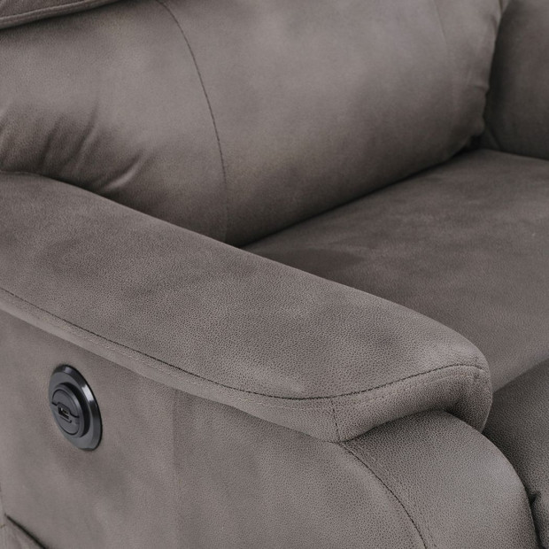 Recliner Chair Electric Lift Armchair Lounge Sofa Grey USB Charge Image 5