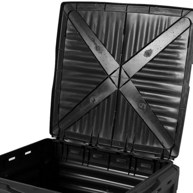 290L Compost Bin Food Waste Recycling Kitchen Garden Black Image 5