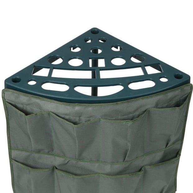 Garden Tools Rack Farm Shed Garage Storage Handles Organizer Holder Image 5