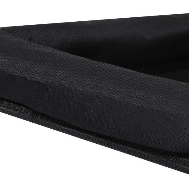 Elevated Pet Bed Dog Puppy Trampoline Hammock Raised - Black L Image 5