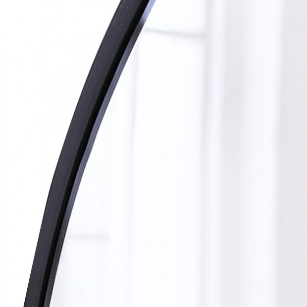 Wall Mirror Round Shaped Bathroom Makeup Mirrors Smooth Edge 80CM Image 5