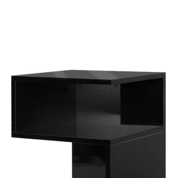 Bedside Tables Drawers Side Wood Nightstand Storage Cabinet Bedroom Image 5
