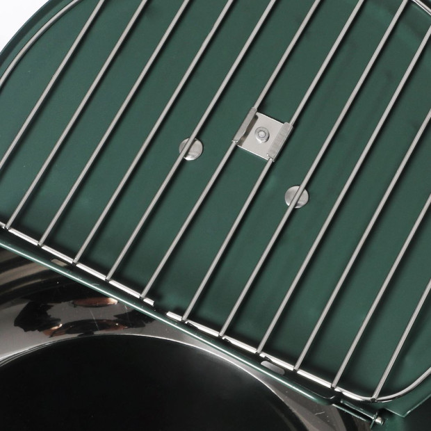 Deep Frying Pot with Thermometer Non-stick Tempura Pan 20cm Green Image 5