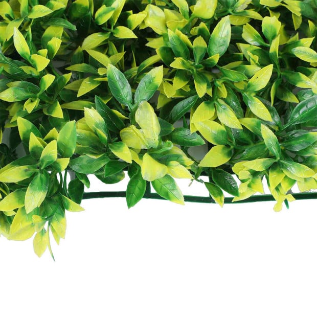 10x Artificial Boxwood Hedge Fence Fake Vertical Garden Green Outdoor Image 5