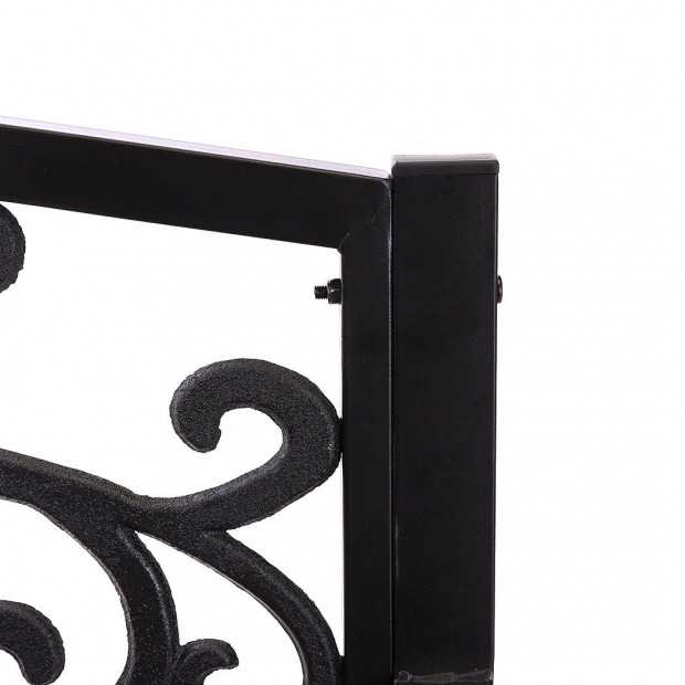 Garden Bench Seat Outdoor Furniture Cast Iron Patio Chair Image 6