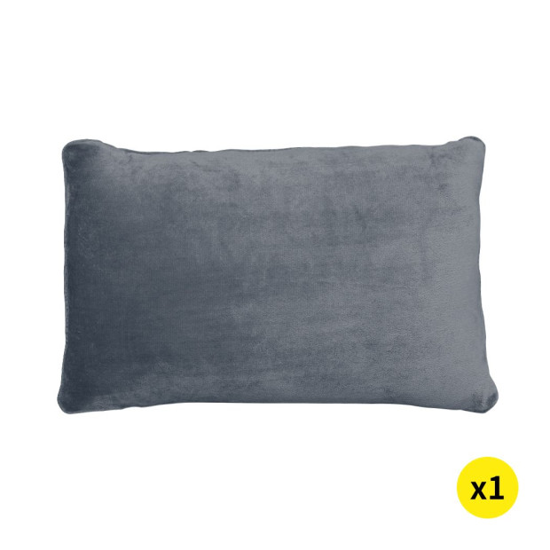 Bedding Set Fitted Bed Sheet with Pillowcases Dark Grey King Single Image 6