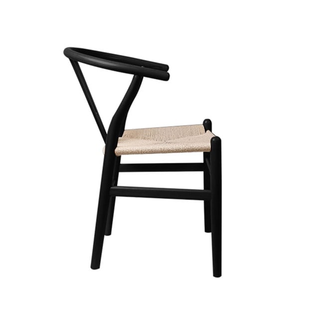 Dining Chairs Wooden Hans Wegner Chair Wishbone Chair Cafe Lounge Seat Image 6