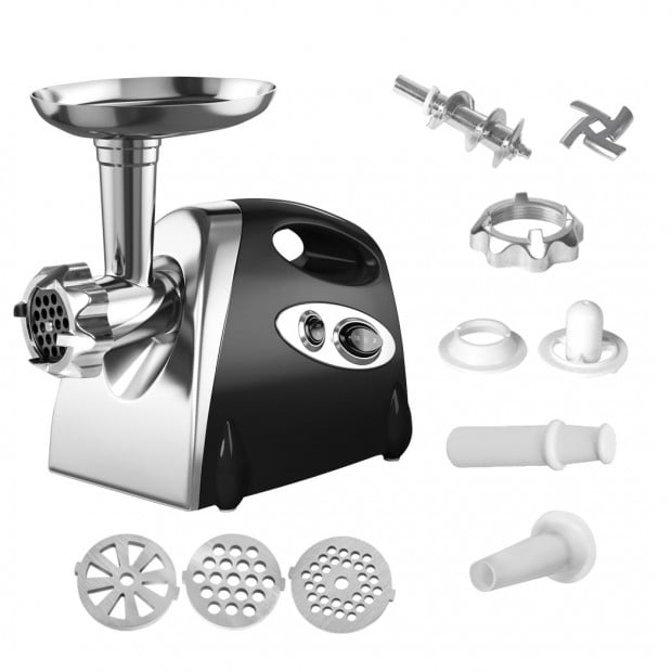 2800W Electric Meat Grinder Mincer Sausage Filler Kitchen Black Image 6