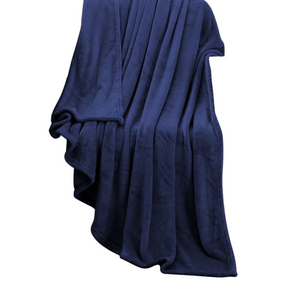 320GSM 220x160cm Ultra Soft Mink Blanket Warm in Teal Colour Image 6