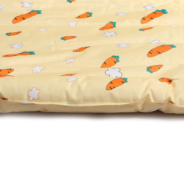 Pet Cool Gel Mat Bed Dog Bolster Waterproof Yellow Summer Large Image 6