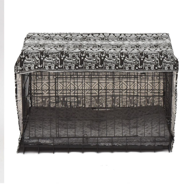 Pet Bed Dog Bed Warm Mattress Cushion Pillow Mat Velvet Grey Image 6