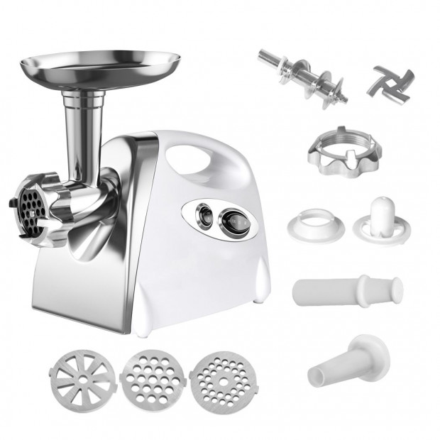 2800W Electric Meat Grinder Mincer Filler Maker Stuffer Kitchen White Image 6