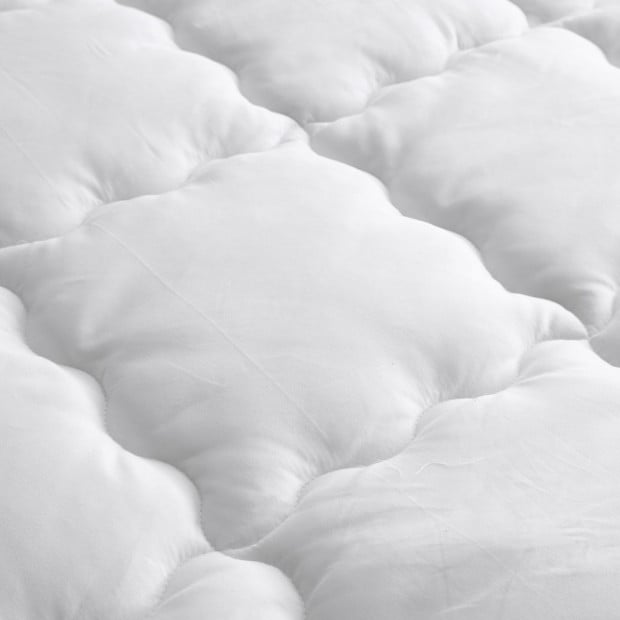 Bedding Luxury Pillowtop Mattress Topper Mat Pad Protector Cover King Image 6