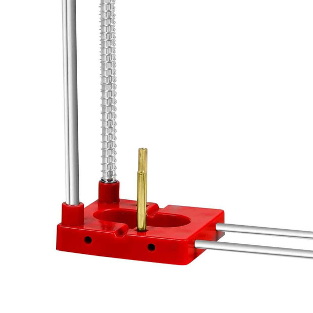 Drill Locator Alloy Steel WoodworkingPunch Guide Jig Tool Adjustable Image 6