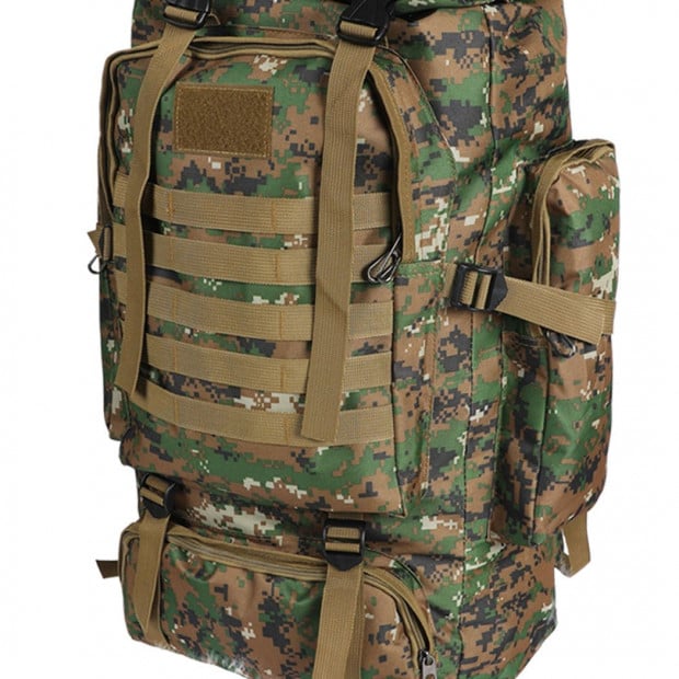 80L Military Tactical Backpack Hiking Camping Outdoor Army Bag Image 6
