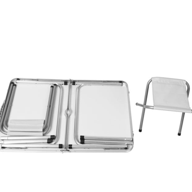 Camping Table Chair Set Folding Portable Outdoor Picnic BBQ Desk Image 6