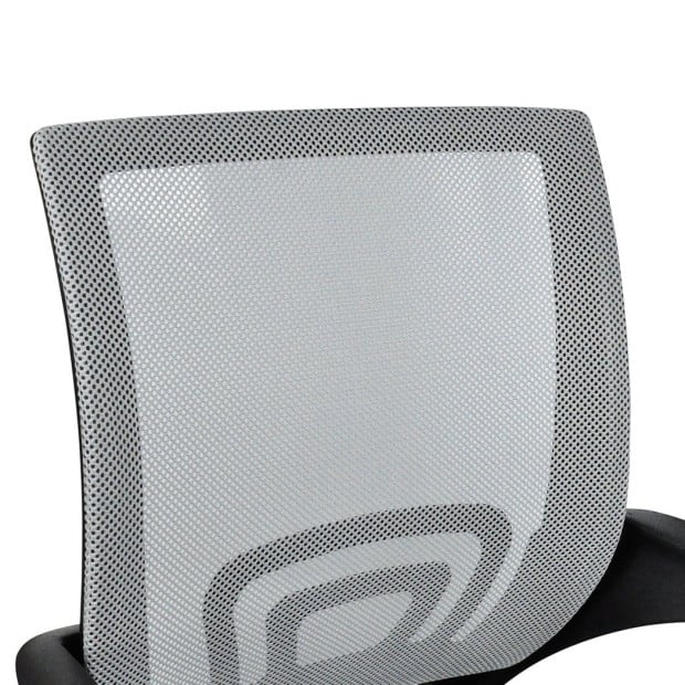 2x Office Chair Gaming Computer Mesh Chairs Seating Work Grey Image 6