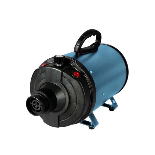 Dog Cat Pet Hair Dryer Grooming Blow Speed Blower Heater 2800W Blue Image 6