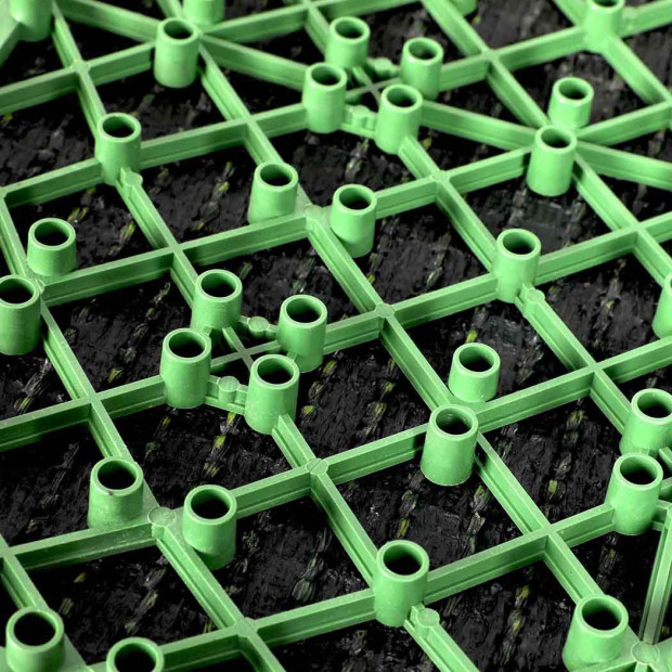 10x Artificial Grass Floor Tiles Garden Lawn Home Decor Plant Image 6
