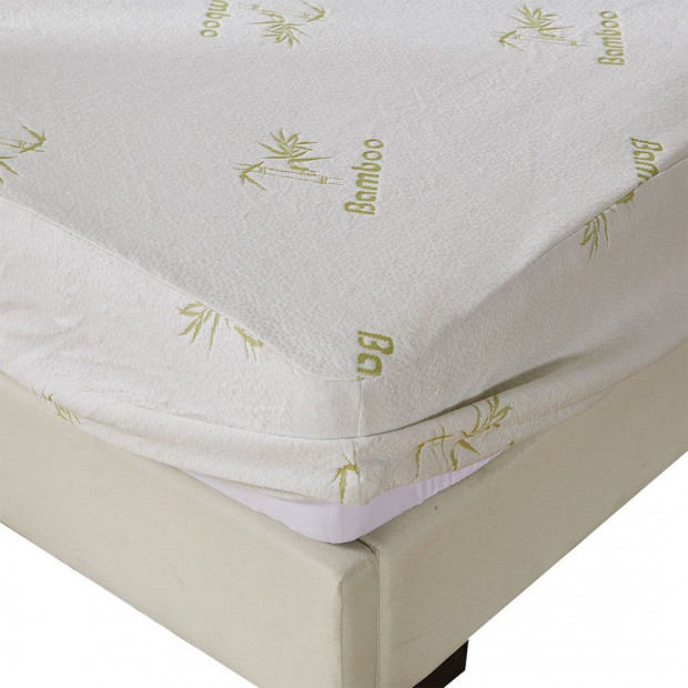DreamZ Mattress Protector Topper 70% Bamboo Hypoallergenic Sheet Queen Image 6