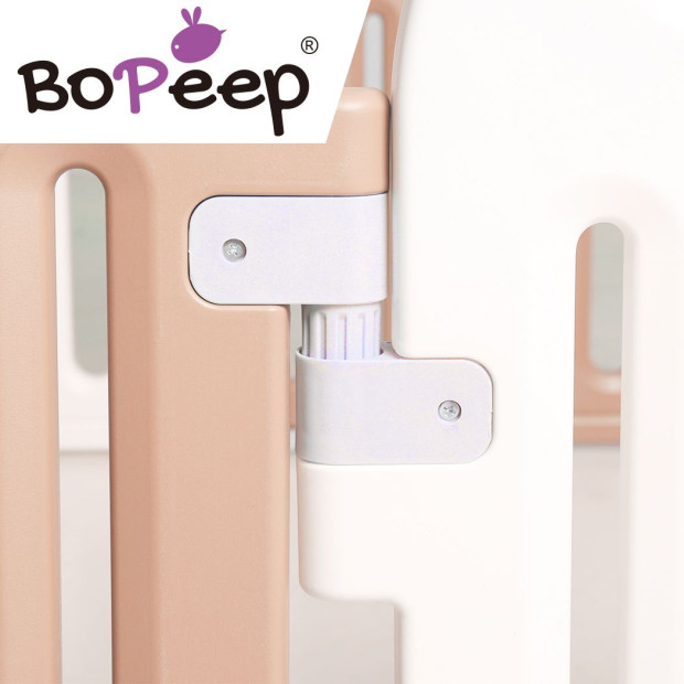 BoPeep Kids Baby Playpen Safety Gate Toddler Fence 10 Panel with Music Toy Pink Image 6