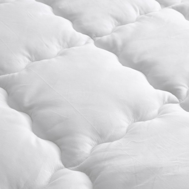 Bedding Pillowtop Mattress Topper Mat Pad Protector Cover Single Image 6