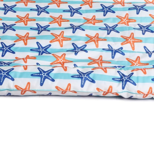 Pet Cool Gel Mat Bed Dog Bolster Self-cooling Star Summer Large Image 6