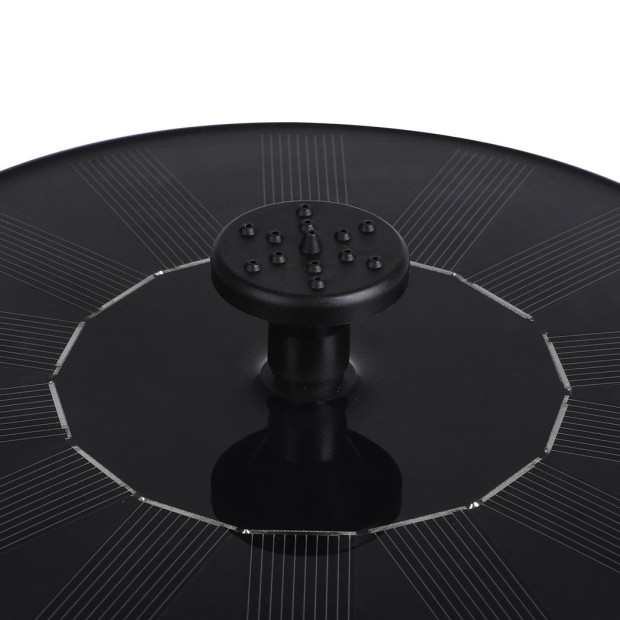Solar Powered Water Fountain Floating Kit Garden Pond Pool Panel Image 6