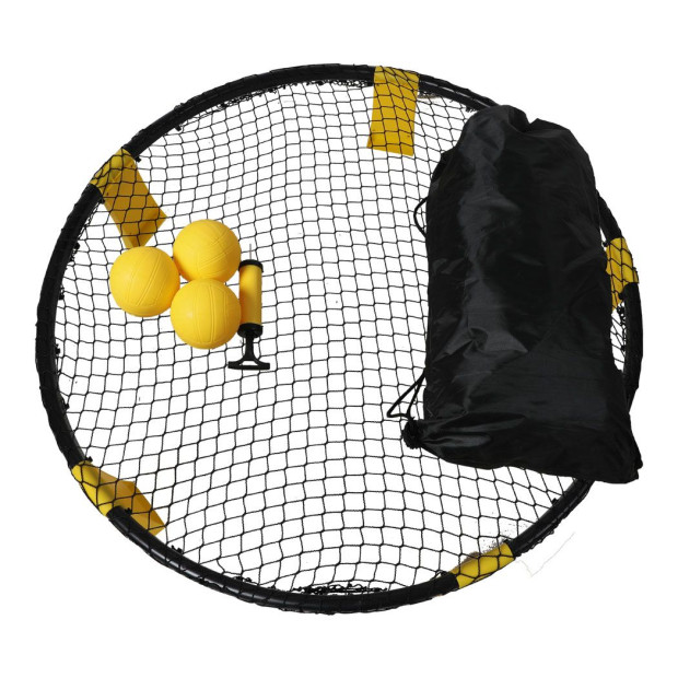 Spikeball Kit Spike Ball Set Outdoor Game Garden Net Mini Volleyball Image 7