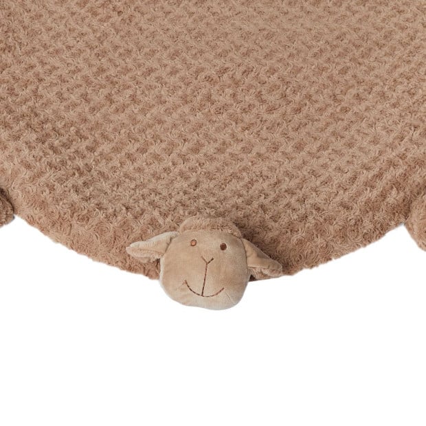 62cm Pet Bed Cat Calming Dog Squeaky Toys Cushion Puppy Mat Tan Image 6