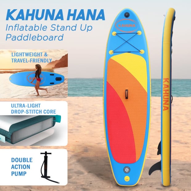Kahuna Hana 10FT Inflatable Stand Up Paddle Board iSUP Image 3