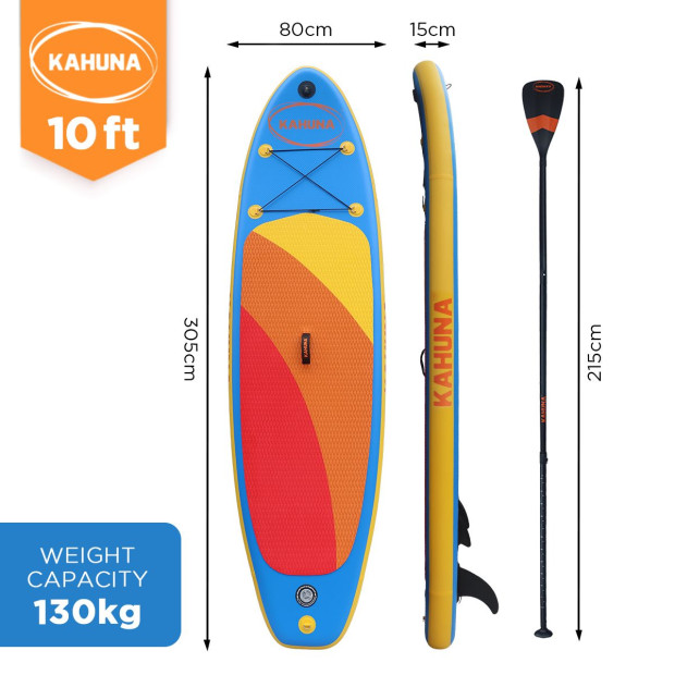 Kahuna Hana 10FT Inflatable Stand Up Paddle Board iSUP Image 8