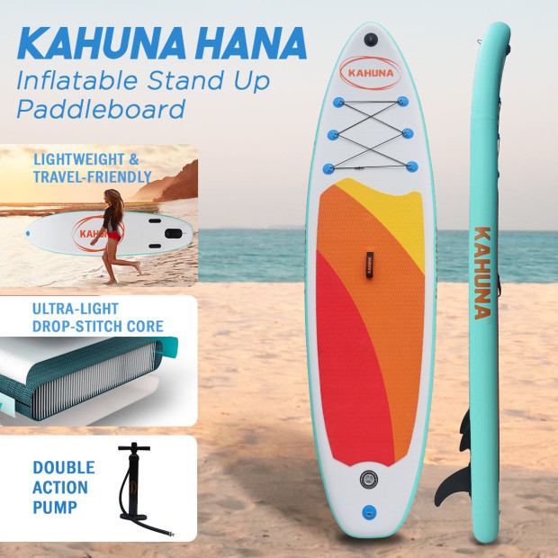 Kahuna Hana 11FT Inflatable Stand Up Paddle iSUP Board Image 3