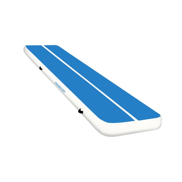 Powertrain 4m x 1m Air Track Inflatable Gymnastics Mat - Blue White Image 3