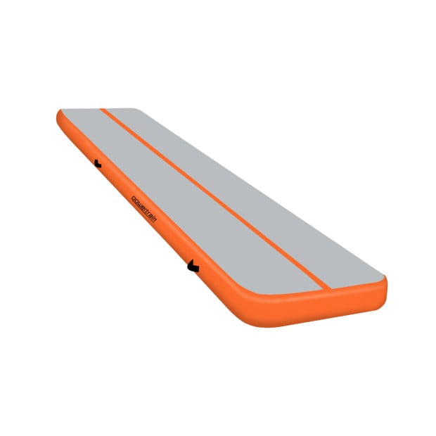 Powertrain 4m x 1m Air Track Inflatable Gymnastics Tumbling Mat - Orange Image 10