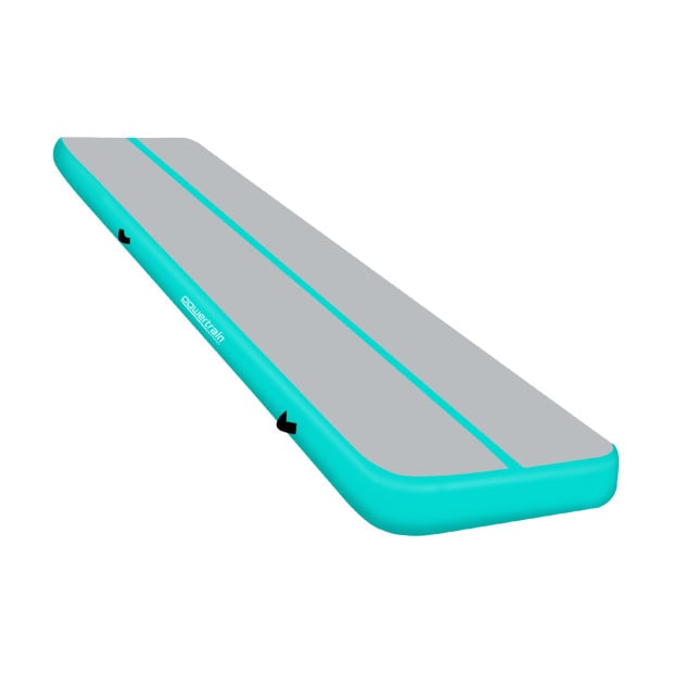 Powertrain 5m x 1m x 20cm Air Track Inflatable Gymnastics Tumbling Mat - Green Image 5