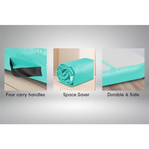 5m x 1m Air Track Inflatable Gymnastics Tumbling Mat - Green Image 7