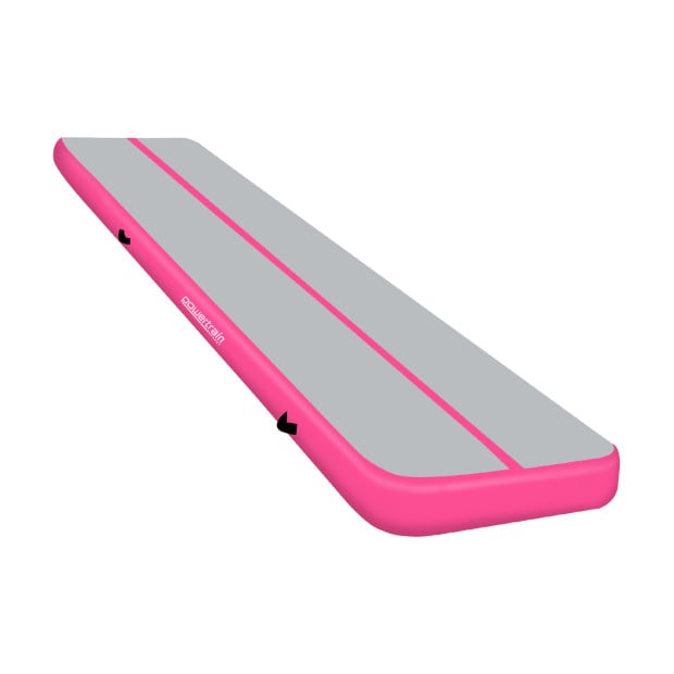 Powertrain 5m x 1m x 20cm Air Track Inflatable Gymnastics Tumbling Mat - Pink Image 12