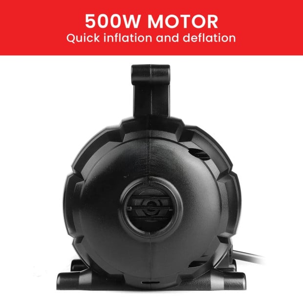 Powertrain 500W Electric Air Pump for Air Track Mat, Air Mattress, Pool Floats and Toys Image 7