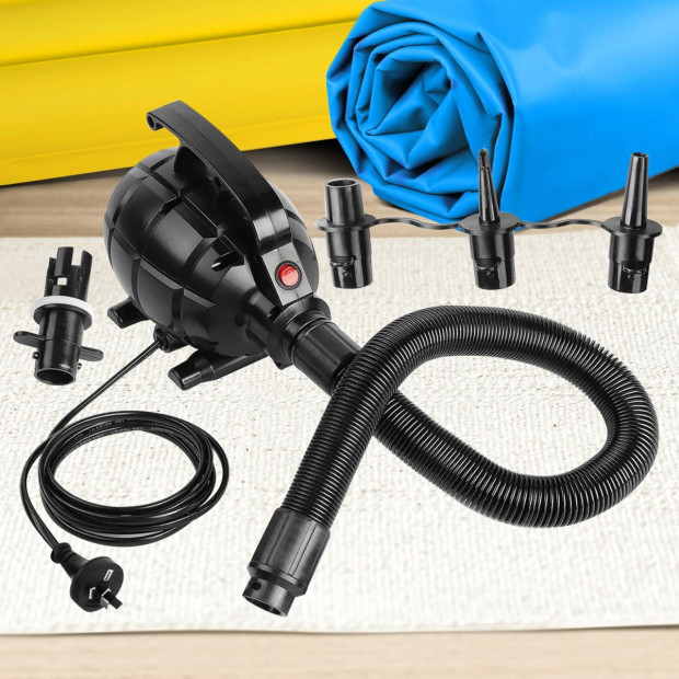 Powertrain 500W Electric Air Pump for Air Track Mat, Air Mattress, Pool Floats and Toys Image 10