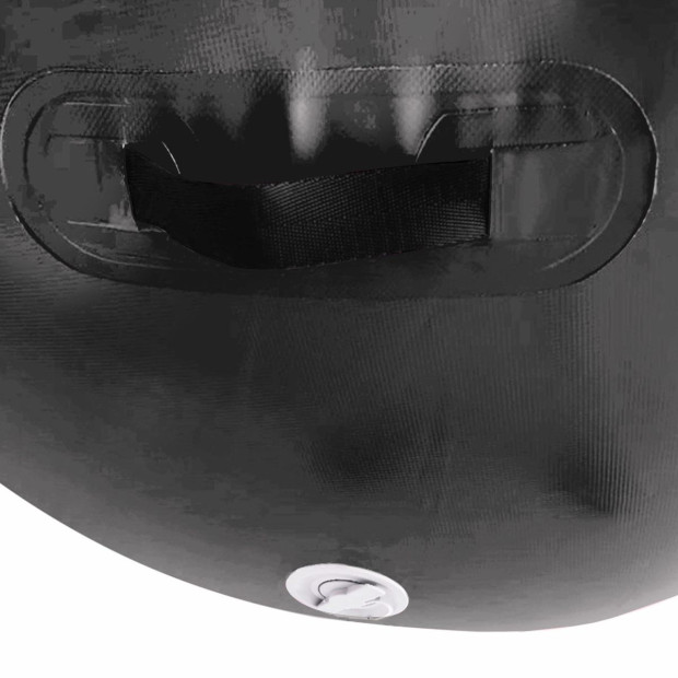 Inflatable Gymnastics Air Barrel Exercise Roller 120cm x 75cm - Black Image 6