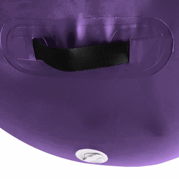 Inflatable Air Exercise Roller Gymnastics Gym Barrel 120 x 75cm Purple Image 5