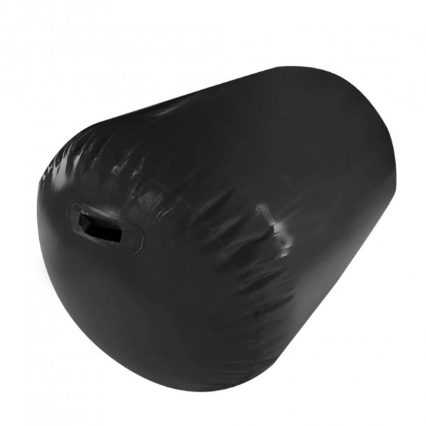 Inflatable Air Exercise Roller Gymnastics Gym Barrel 100 x 80cm Black